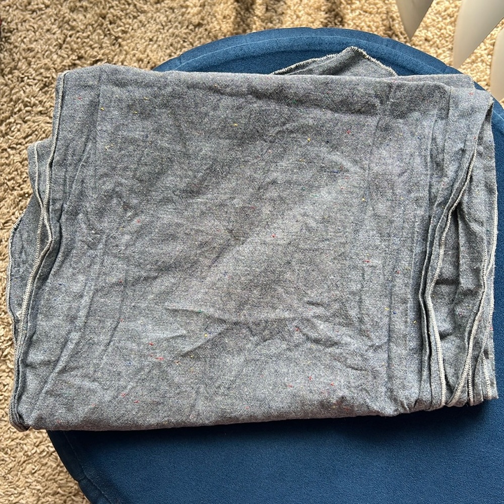 Wrap life short denim head wrap